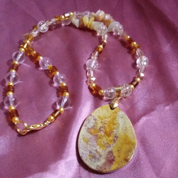 Natural Fossil necklace Sea fossil - Picture 5 of 6